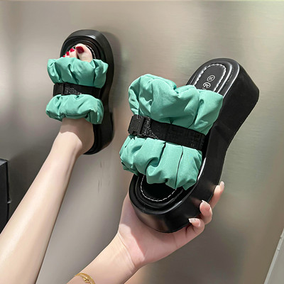 Moderne ženske papuče s visokom platformom 6 cm