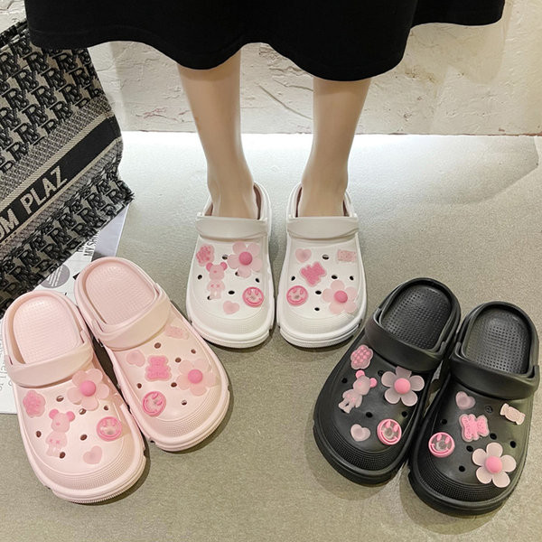 Ежедневни дамски гумени кроксове в три цвята