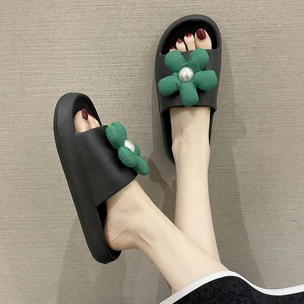 Ženske gumene papuče sa 3D cvijetom