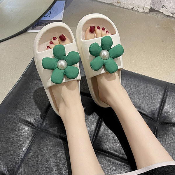 Ženske gumene papuče sa 3D cvijetom