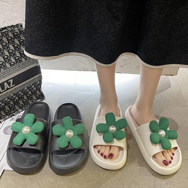 Ženske gumene papuče sa 3D cvijetom