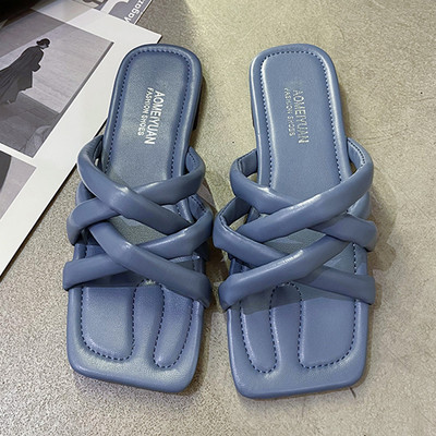 Ležerne ženske papuče s križnim naramenicama