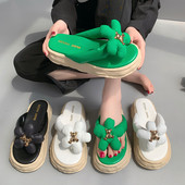 Дамски джапанки на платформа с меки каишки