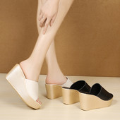 Papuče s platformom za slobodno vrijeme - 8,5 cm