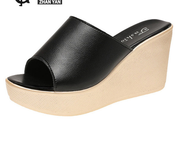 Papuče s platformom za slobodno vrijeme - 8,5 cm