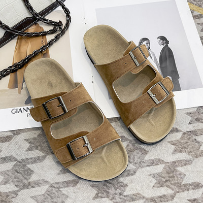 Ежедневни чехли с катарами в два цвята