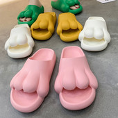 Дамски гумени чехли с равна подметка няколко цвята