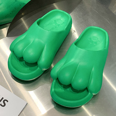 Дамски гумени чехли с равна подметка няколко цвята