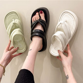 Ежедневни кожени чехли между пръстите