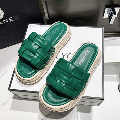 Ежедневни дамски чехли от изкуствена кожа- три цвята