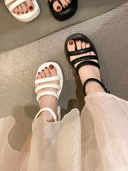 Ležerne ljetne sandale na petu