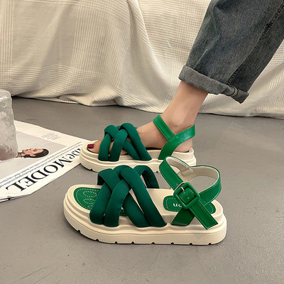 Novi model ženskih sandala sa ukrštenim remenčićima - tri boje