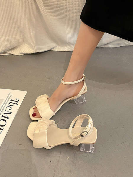 Moodsad naiste sandaalid kõrge kandilise kontsaga 5,5 cm