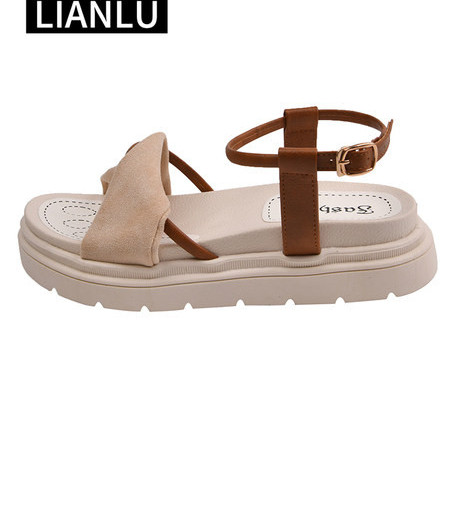 Γυναικεία casual πέδιλα με λουράκια από faux δέρμα και καστόρι