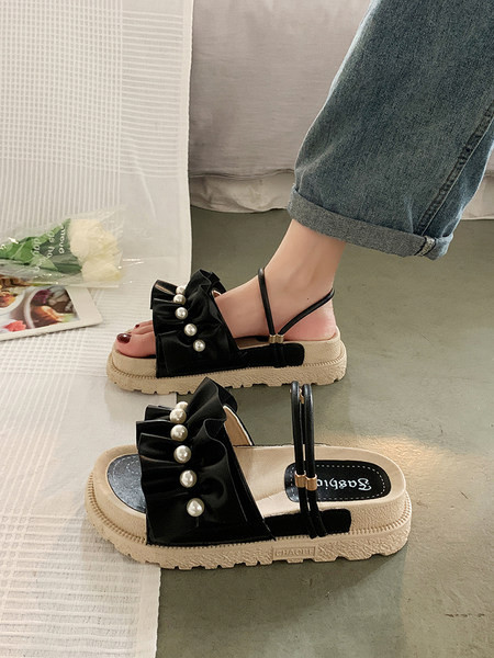 Novi model ženskih sandala sa perlama u tri boje