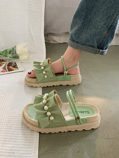 Novi model ženskih sandala sa perlama u tri boje