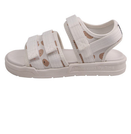 Ženske sandale s čičak kopčanjem i ravnim potplatom 3,5 cm