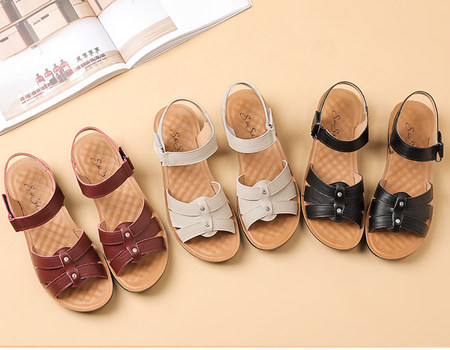 Ležerne ženske sandale sa remenčićima od eko kože