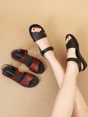 Ležerne ženske sandale od umjetne kože