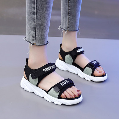 Αθλητικά και casual υφασμάτινα σανδάλια με velcro