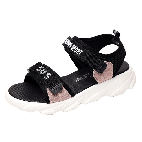 Spordi- ja vabaaja tekstiilist sandaalid takjapaelaga