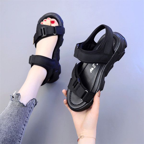 Ženske casual sandale na čičak u dvije boje