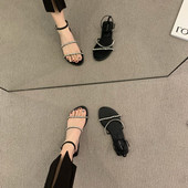 Ženske ležerne sandale sa kamenčićima