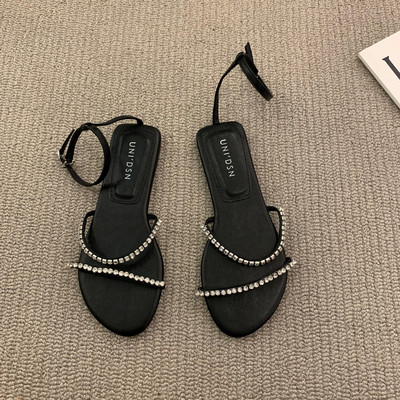 Ženske ležerne sandale sa kamenčićima