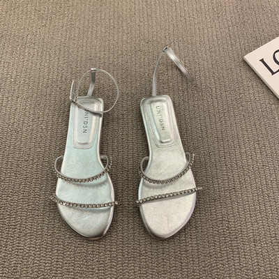 Ženske ležerne sandale sa kamenčićima