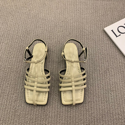 Ženske ležerne sandale sa tankim remenčićima od eko kože