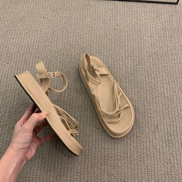 Novi model ženskih sandala sa ukrštenim remenčićima - crne i smeđe