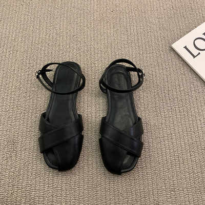 Ženske sandale od eko kože sa kopčom u četiri boje