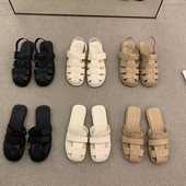 Ženske kožne sandale sa ravnim đonom novi model