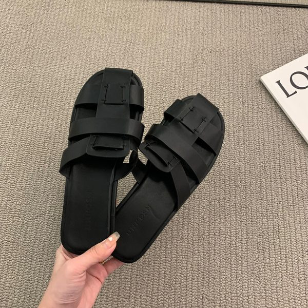 Ženske kožne sandale sa ravnim đonom novi model