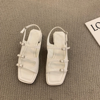 Ženske casual sandale sa metalnom kopčom novi model