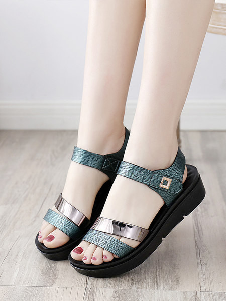 Ljetne ženske sandale sa ravnim đonom