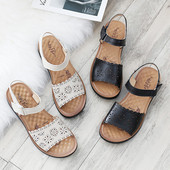 Laisvalaikio basutės iš dirbtinės odos plokščiu padu – dviejų spalvų