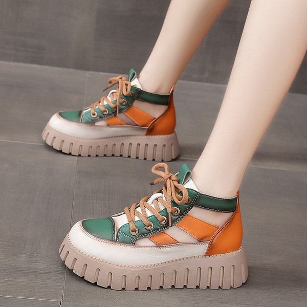 Ženske proljetne sandale s grubim potplatom