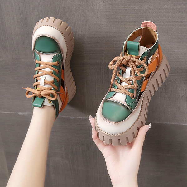 Ženske proljetne sandale s grubim potplatom