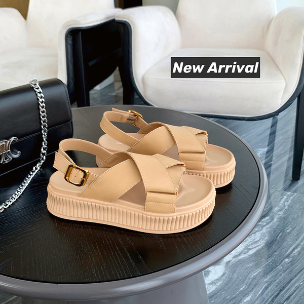 Ženske casual sandale od umjetne kože - tri boje