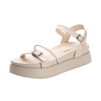 Ležerne ženske sandale od umjetne kože