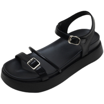 Ležerne ženske sandale od umjetne kože