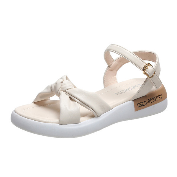 Ljetne ženske sandale sa ravnim đonom - dvije boje