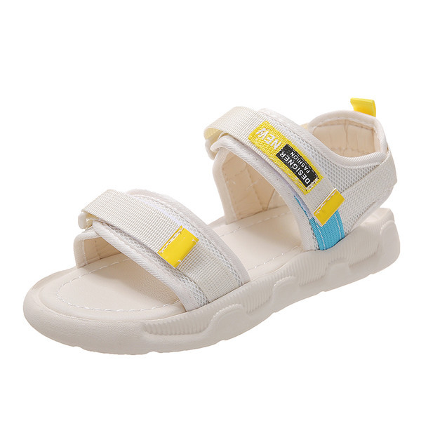 Ženske sportske i ležerne sandale s tekstilnim trakama i čičkom