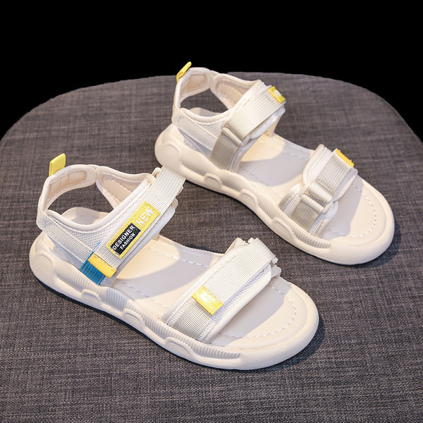 Ženske sportske i ležerne sandale s tekstilnim trakama i čičkom