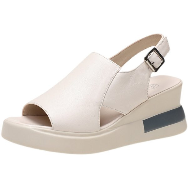 Dviejų spalvų moteriškos platforminės basutės