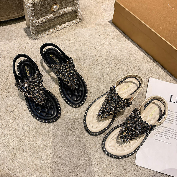 Uut mudelit suvised naiste kividega sandaalid