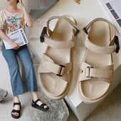 Ležerne sandale s čičak zakrpama za žene