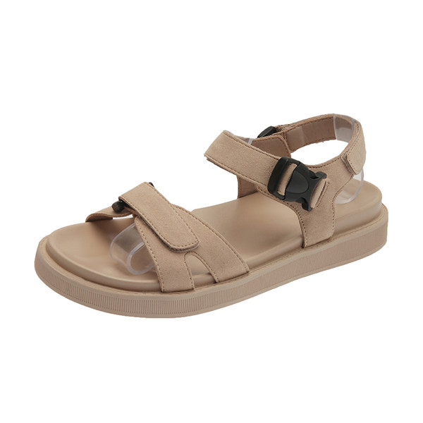 Ležerne sandale s čičak zakrpama za žene