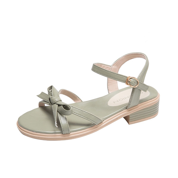 Sandale plate dama cu panglica